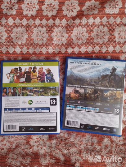 Ведьмак 3 и Sims 4 на ps4