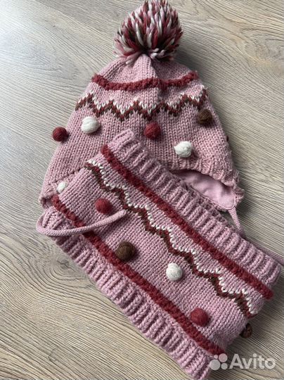 Комплект шапка, шарф zara