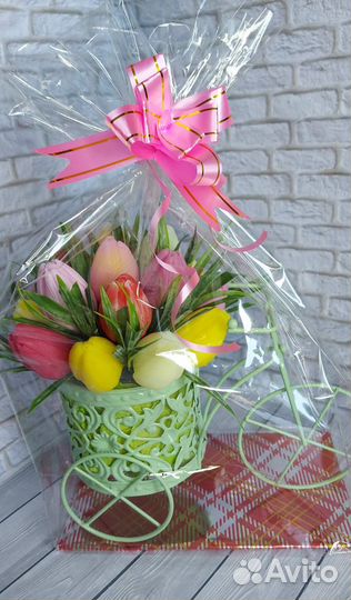 Мыльные букеты