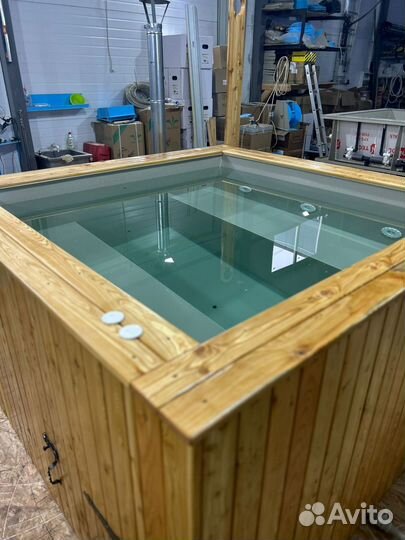 Банный чан на дровах