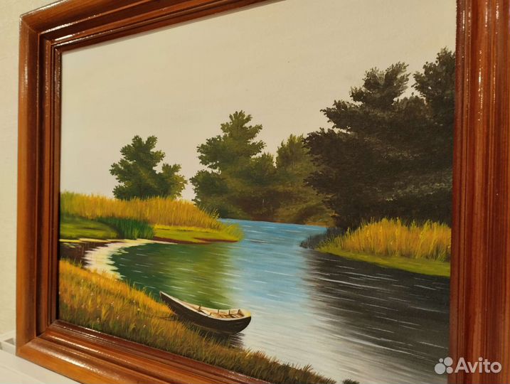 Картина маслом в раме 37*47см