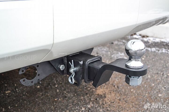 Фаркоп Toyota LC 300 2021- съемный квадрат