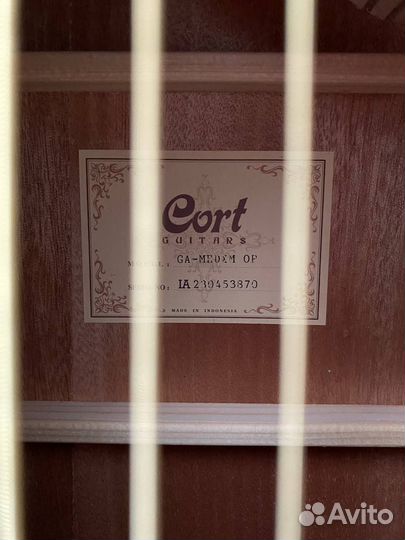 Электроакустическая гитара Cort GA medx M OP