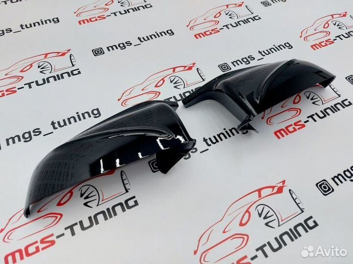 Крышки зеркал M черный глянец BMW 5er F10 09-13