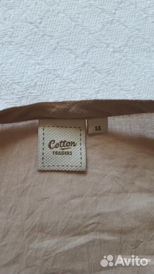 Новая туника стеклярусом Cotton traders. 50+