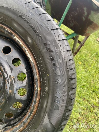 Комплект летних колес r14 4 шт