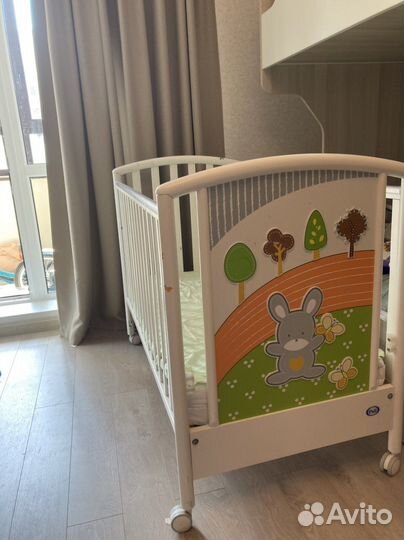 Детская кроватка и комод пали (pali )