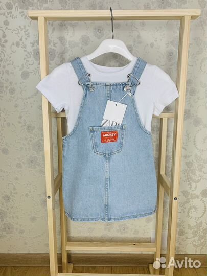 Джинсовый сарафан для девочки