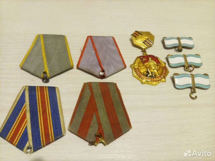 Старые колодки гайки промзвенья знаки СССР