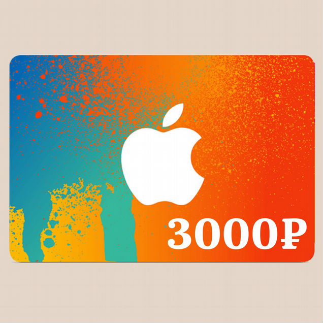 Карта Apple ID — 3000 (AppStore, iCloud и iTunes)
