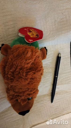 Детская мягкая игрушка- перевёртыш Мишка-крокодил