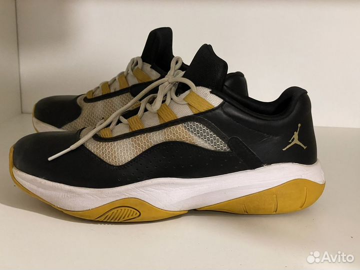 Кроссовки Air Jordan 11 cmft Low Black Gold