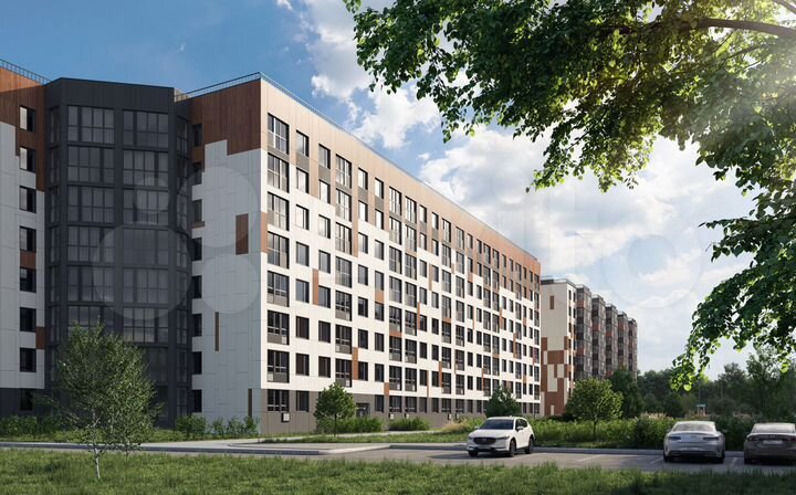 1-к. квартира, 41,3 м², 2/8 эт.
