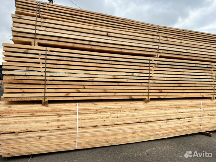Доска обрезная 25х150х6000мм от производителя