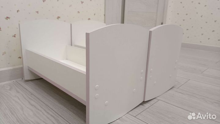 Кровать для кукол деревянная