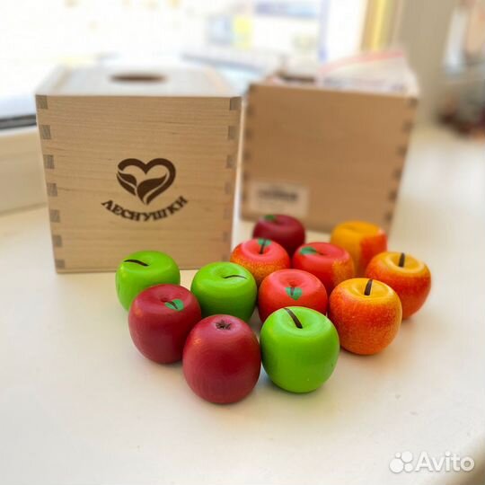Сортер 12 наливных яблочек