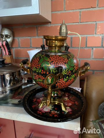 Самовар электрический расписной