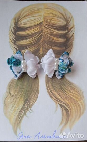 Резиночки канзаши