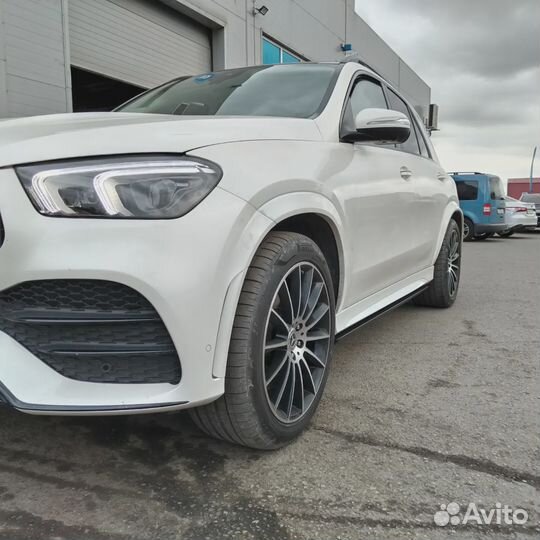 Электропороги на Mercedes Benz GLE
