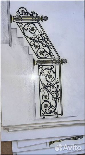 Перила ковка художественная