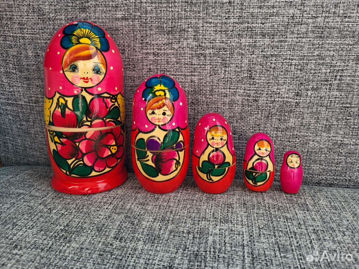 Матрешка 5 шт 18 см