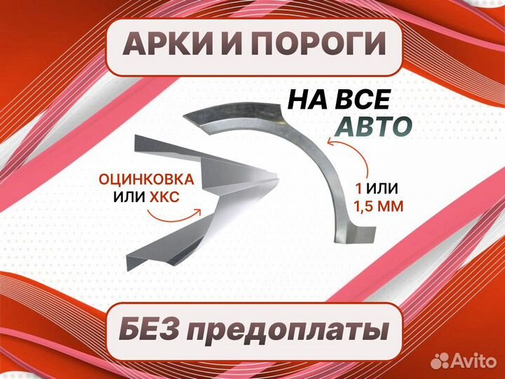 Ремонтные арки Mazda 6