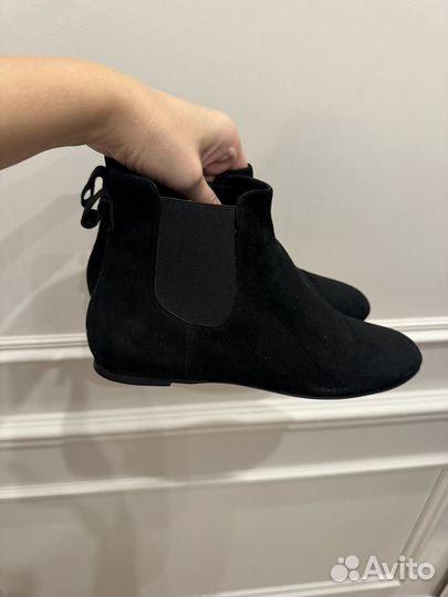 Ботинки Rossini, б/у, натураотная замша, 40 размер