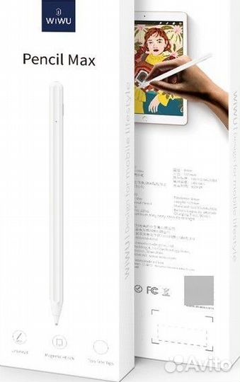 Стилус Wiwu Pencil Max универсальный White