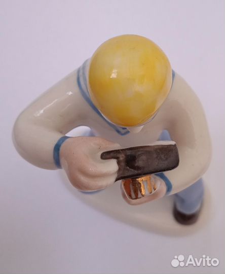 Моряк фотограф зхк Полонное статуэтка фарфор СССР