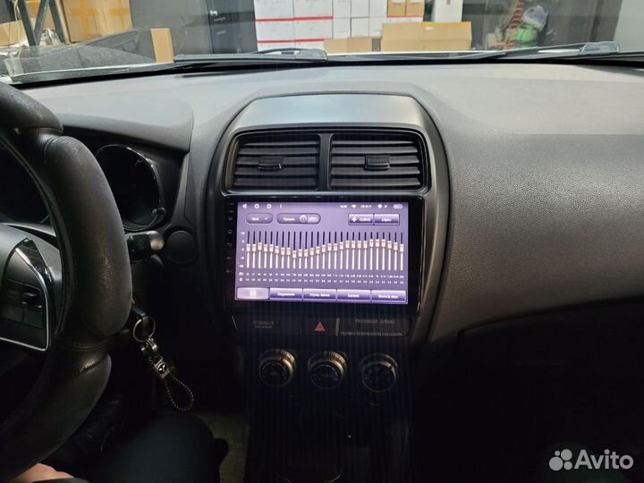 Android магнитола для Mitsubishi ASX, есть Teyes