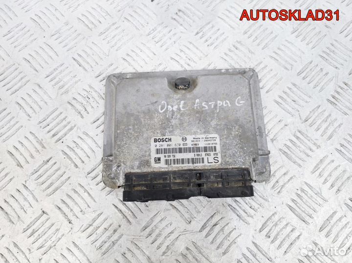 Блок эбу Opel Astra G 1,7 Z17DTL 90589736 Дизель