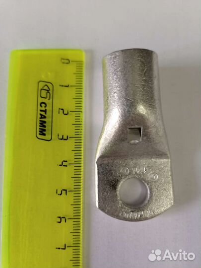 4шт. Наконечник медный луженый А24-М10 120-10mm