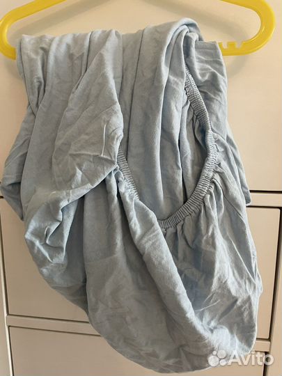 Икея трикотажная натяжная простынь len 60*120