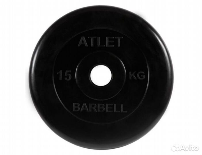 Бюджетные блины (диски) для штанги 51 мм Atlet