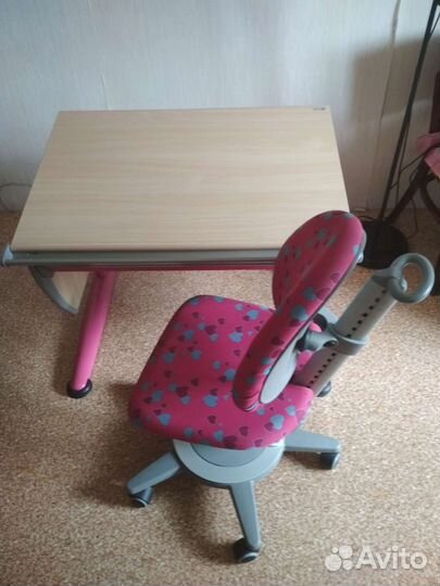 Растущая парта «Moll» Runner Compact+кресло Maximo