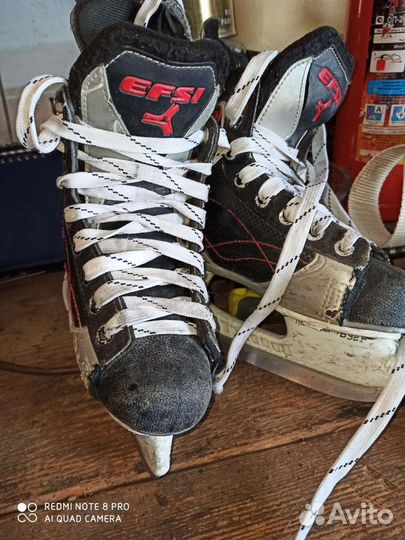 Коньки хоккейные детские 32 размер б/у