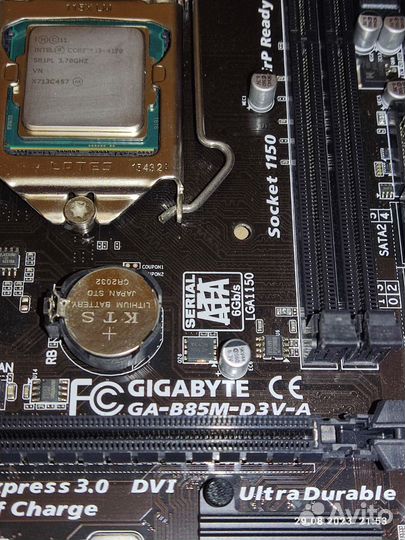 Комплект Intel Core i3-4170 s1150