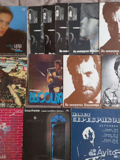 Пластинки винил СССР винтаж разные