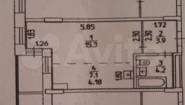 Квартира-студия, 30,5 м², 9/25 эт.