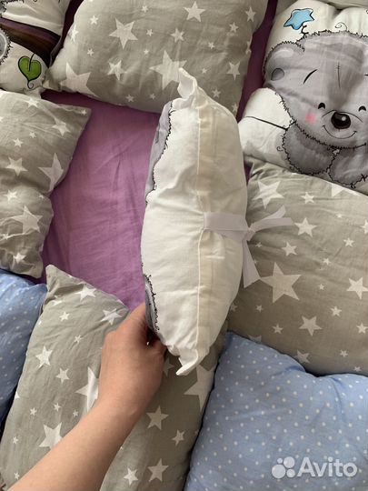 Бортики в детскую кроватку