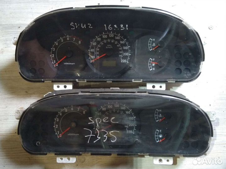 Панель приборов Spectra, Solaris, Focus 1, Lancer