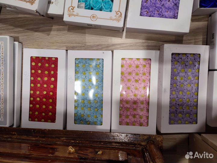 Мыльные розы 50 шт миксы мыльные