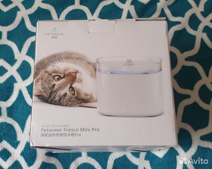 Поилка-фонтан с Wi-Fi Petoneer Fresco Mini Pro