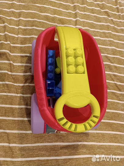 Тележка для сбора деталей mega bloks