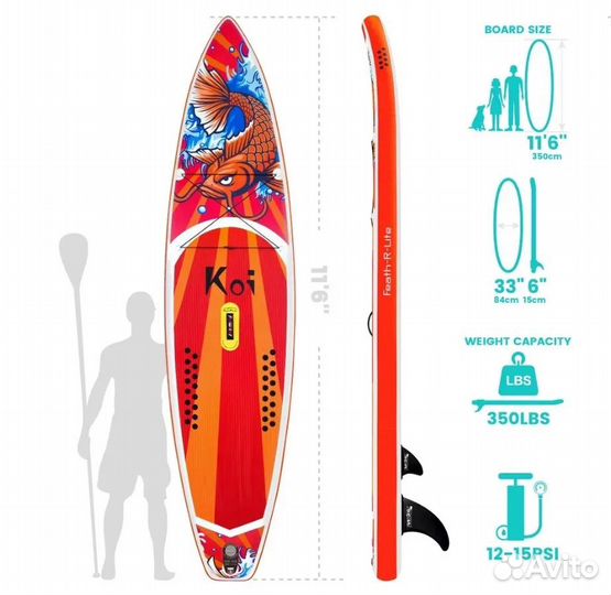 SUPboard Koi сапборд Кои