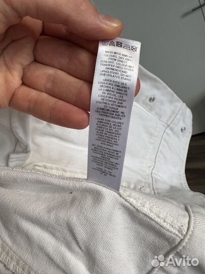 Джинсовая куртка белая женская ASOS s m