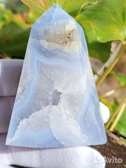 Сапфирин (голубой агат)