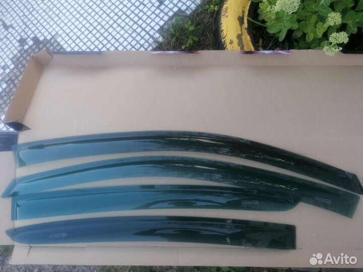 Дефлекторы окон на kia rio 4