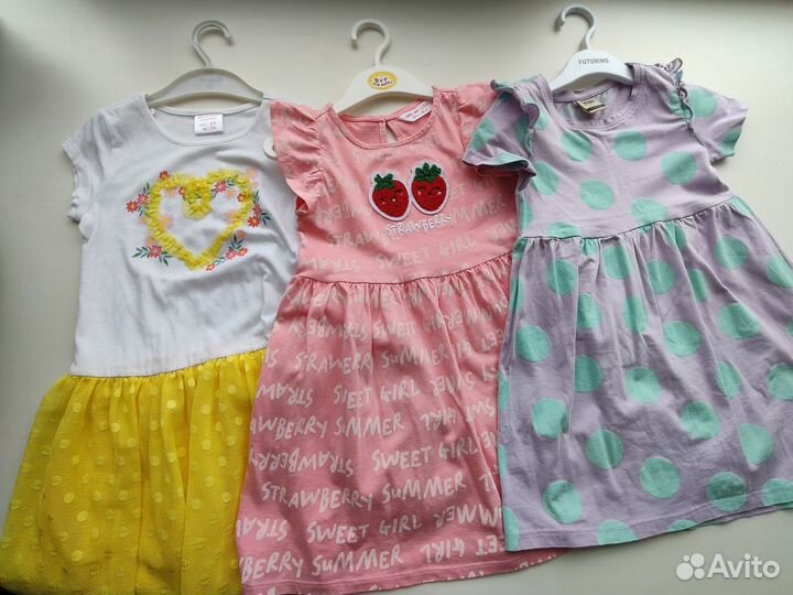 Платья для девочки в садик 110