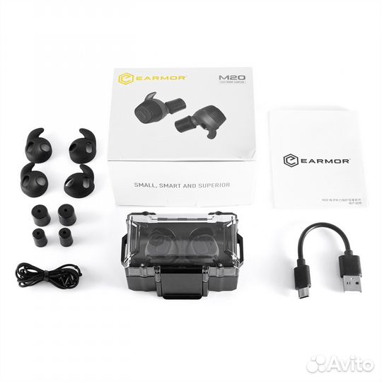 Активные беруши наушники для стрельбы Earmor M20